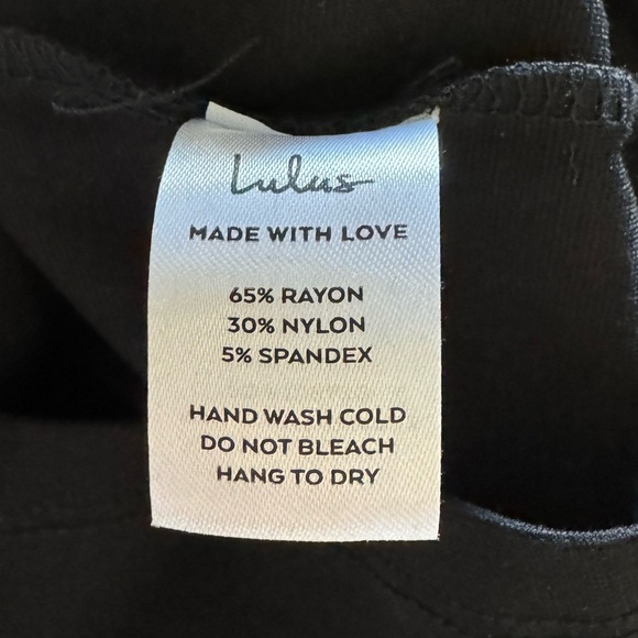 Lulu’s Perfect Pick Black Bodycon Dress size XS - Picture 11 of 12